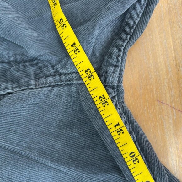 Levis 511 Jeans Mens 32x32 Dark Gray Corduroy Skinny Stretch 5-Pocket Mid Rise - Picture 9 of 10